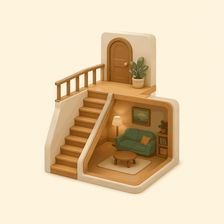Downstairs